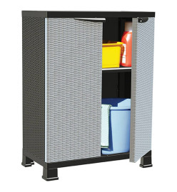 Armoire en plastique 68x39x92 cm Design de rotin