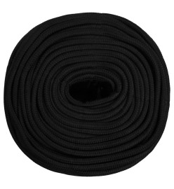 Corde de travail Noir 6 mm 250 m Polyester