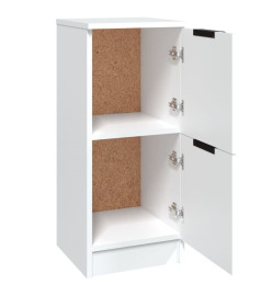 Buffets 2 pcs Blanc 30x30x70 cm Bois d'ingénierie