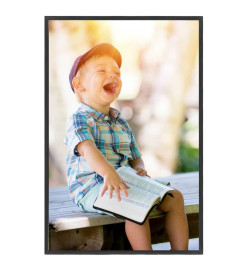 Collage de cadres photo 3 pcs de table Noir 21x29,7 cm MDF