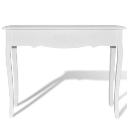 Table de console et coiffeuse Blanc