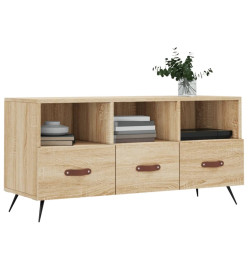 Meuble TV chêne sonoma 102x36x50 cm bois d'ingénierie