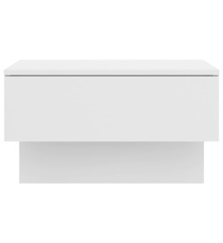 Tables de chevet murales 2 pcs Blanc brillant