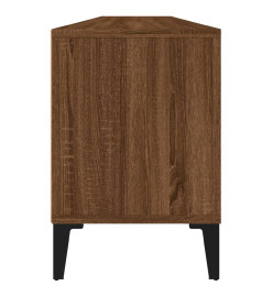 Meuble TV chêne marron 150x30x44,5 cm bois d'ingénierie