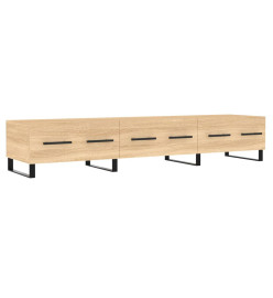 Meuble TV chêne sonoma 150x36x30 cm bois d'ingénierie