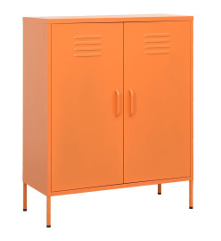 Armoire de rangement Orange 80x35x101,5 cm Acier