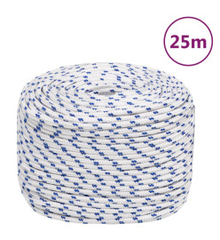 Corde de bateau Blanc 8 mm 25 m Polypropylène