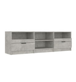 Meuble TV Gris béton 150x33,5x45 cm Bois d'ingénierie