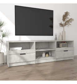 Meuble TV Gris béton 150x33,5x45 cm Bois d'ingénierie