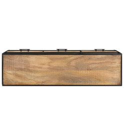 Meuble TV 110x30x45 cm Bois de manguier brut