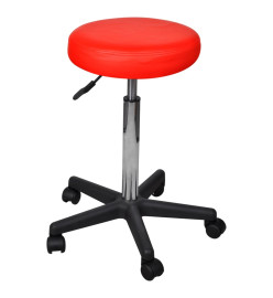 Tabouret de bureau Rouge