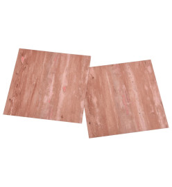 Planches de plancher autoadhésives 20 pcs PVC 1,86 m² Rouge