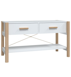 Meuble TV Blanc 82x38x45 cm Bois d'ingénierie