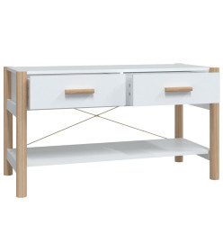 Meuble TV Blanc 82x38x45 cm Bois d'ingénierie