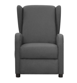 Fauteuil de massage Gris foncé Tissu