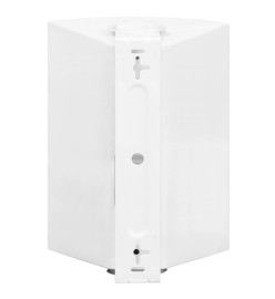 Haut-parleurs stéréo muraux 2pcs Blanc Intérieur Extérieur 120W