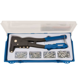 Draper Tools Ensemble de riveteuse Bleu 27843