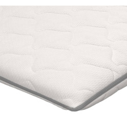 Sur-matelas 80 x 200 cm Mousse à mémoire de forme Visco 6 cm