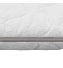 Sur-matelas 80 x 200 cm Mousse à mémoire de forme Visco 6 cm