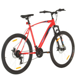 Vélo de montagne 21 vitesses Roues 29 pouces Cadre 58 cm Rouge