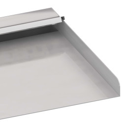 Déversoir pour cascade avec LED RVB Inox 45 cm