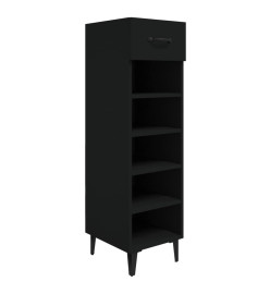 Armoire à chaussures Noir 30x35x105 cm Bois d'ingénierie