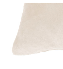 Housses de coussin 4 pcs Tissu 50x50 cm Blanc cassé