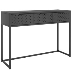 Table console Anthracite 106x35x75 cm Acier