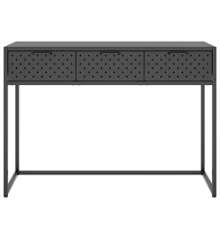 Table console Anthracite 106x35x75 cm Acier