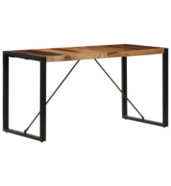 Table de salle à manger 140x70x75 cm Bois de Sesham massif