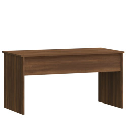 Table basse Chêne marron 102x50,5x52,5 cm Bois d'ingénierie