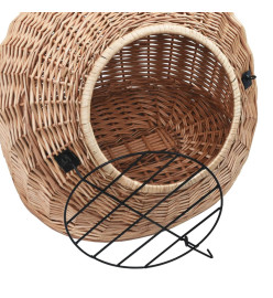 Cage de transport pour chats 50x42x40 cm Saule naturel