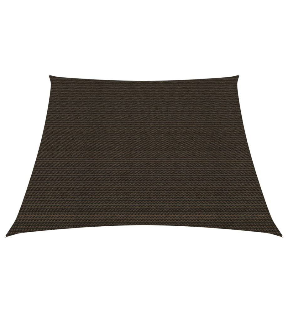 Voile d'ombrage 160 g/m² Marron 3/4x2 m PEHD