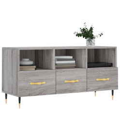 Meuble TV sonoma gris 102x36x50 cm bois d'ingénierie