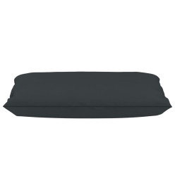 Coussins de canapé palette 4 pcs Anthracite Tissu