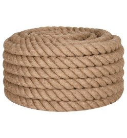 Corde de jute 10 m de long 30 mm d'épaisseur