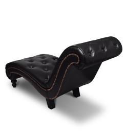 Chaise longue Marron Similicuir