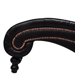 Chaise longue Marron Similicuir