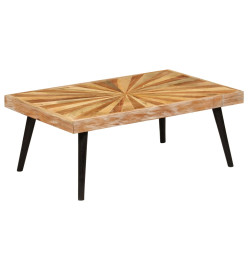 Table basse Bois de manguier massif 90x55x36 cm