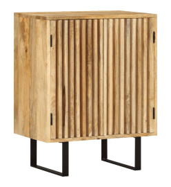 Buffet avec 2 portes 55x35x70 cm bois massif de manguier