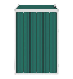 Abri de poubelle Vert 72x81x121 cm Acier