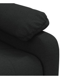 Fauteuil de massage Noir Tissu