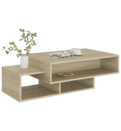 Table basse Chêne sonoma 105x55x32 cm Aggloméré