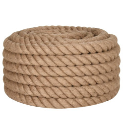 Corde de jute 10 m de long 40 mm d'épaisseur