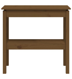 Table console Marron miel 80x40x75 cm Bois de pin solide