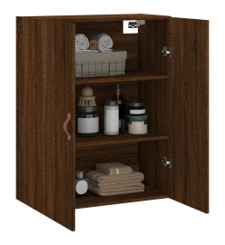 Armoire murale chêne marron 69,5x34x90 cm