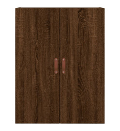 Armoire murale chêne marron 69,5x34x90 cm