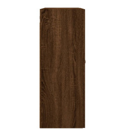 Armoire murale chêne marron 69,5x34x90 cm