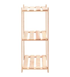 Étagères de rangement à 3 niveaux 5 pcs 60x38x90 cm Pin 150 kg