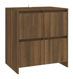 Buffets 3 pcs Chêne marron Bois d'ingénierie